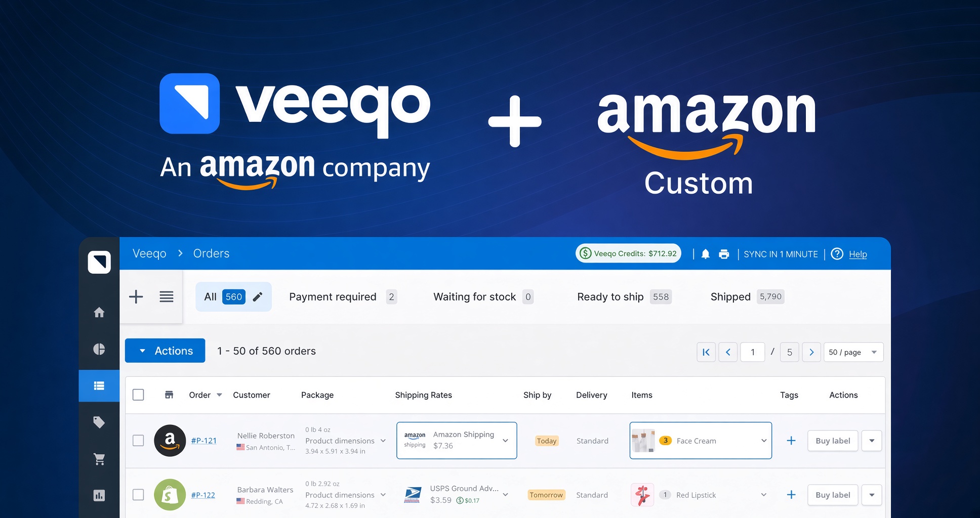 How to Connect Amazon Personalization Data to Veeqo